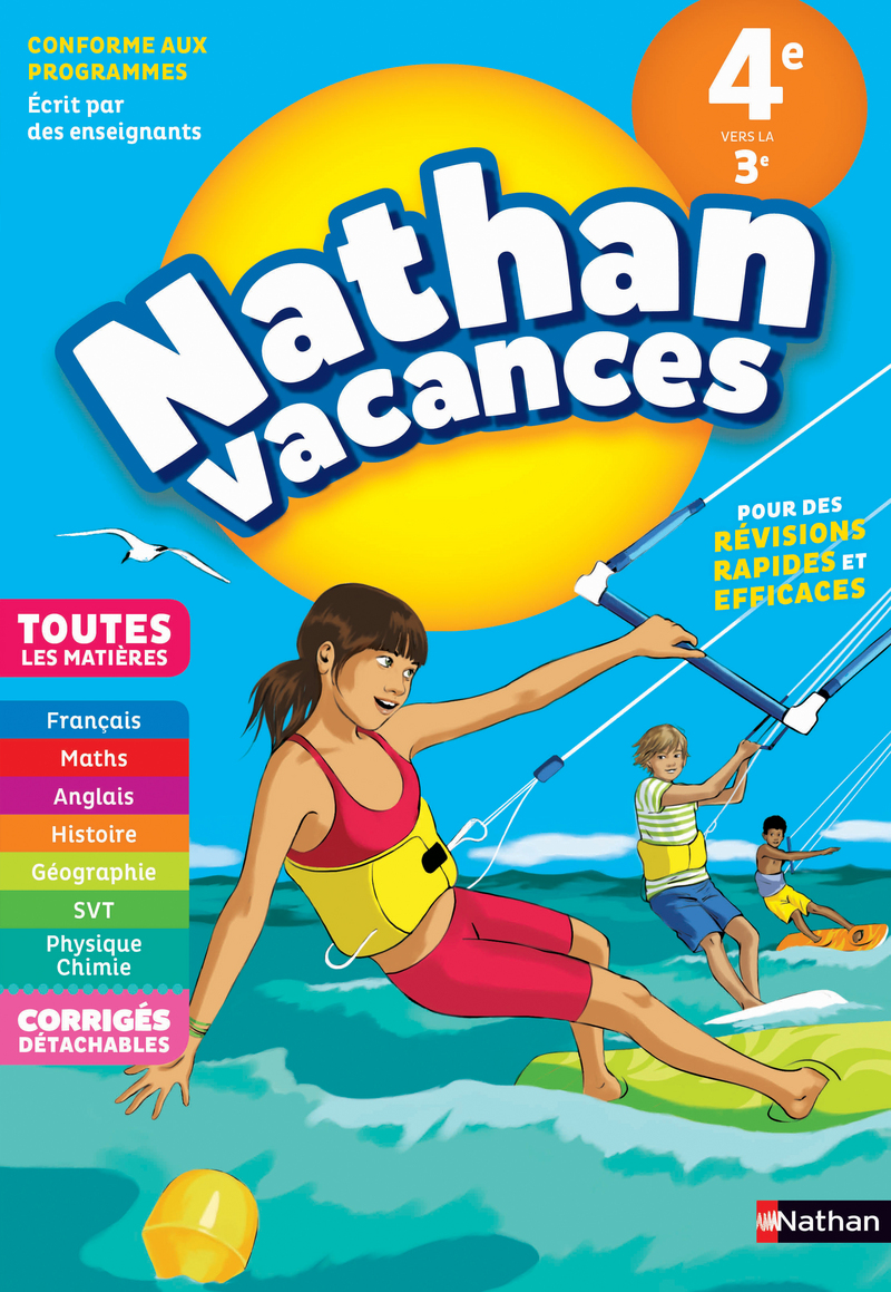 Cahier De Vacances 3ème Vers 2nde Pdf Cahier de Vacances 2022 de la 4ème vers la 3ème - Toutes les matières -  Nathan Vacances collège | Nathan